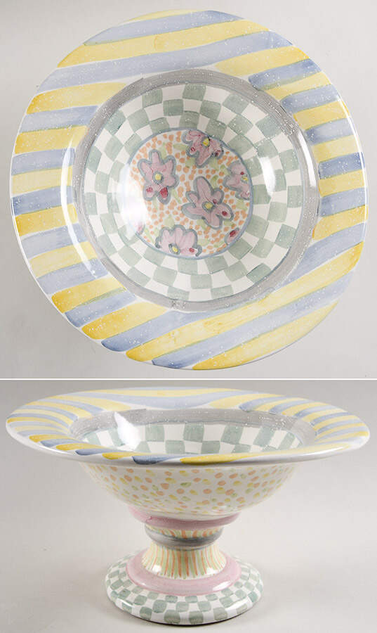 Myrtle Round Compote (Height X Width) by MacKenzie-Childs-1