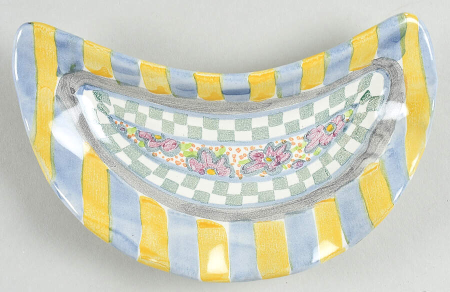 Myrtle Crescent Salad Plate by MacKenzie-Childs-1