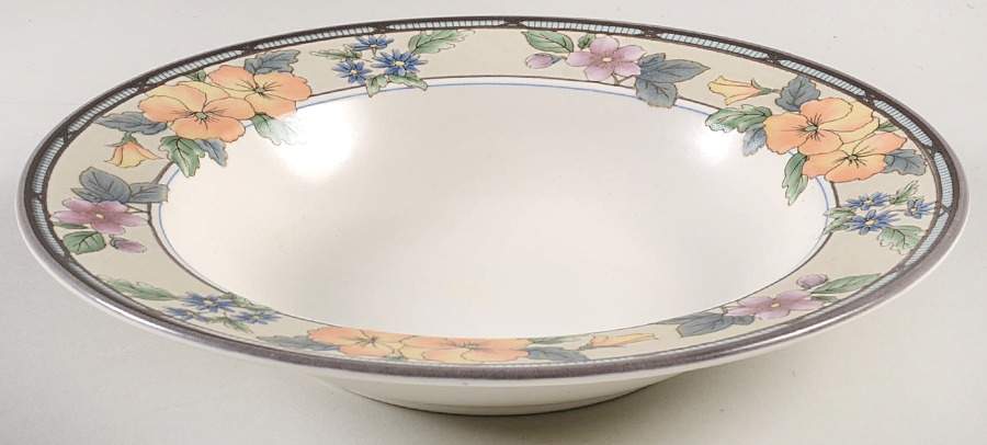 Summer Harvest Large Rim Soup Bowl by Mikasa-1
