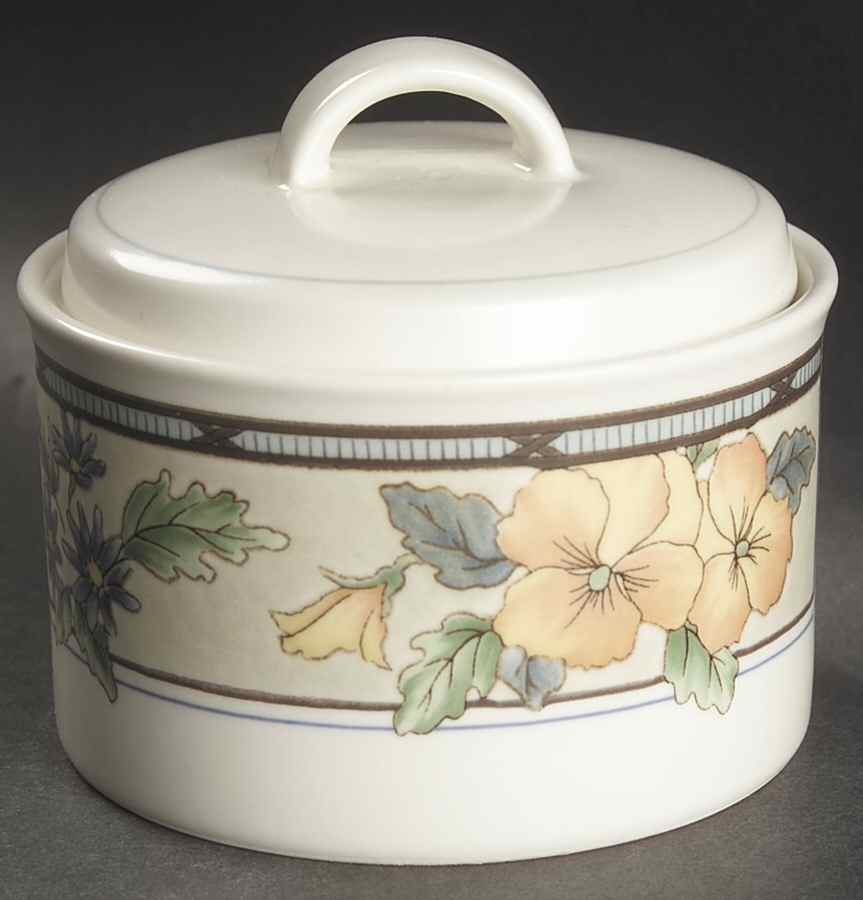 Summer Harvest Sugar Bowl & Lid by Mikasa-1