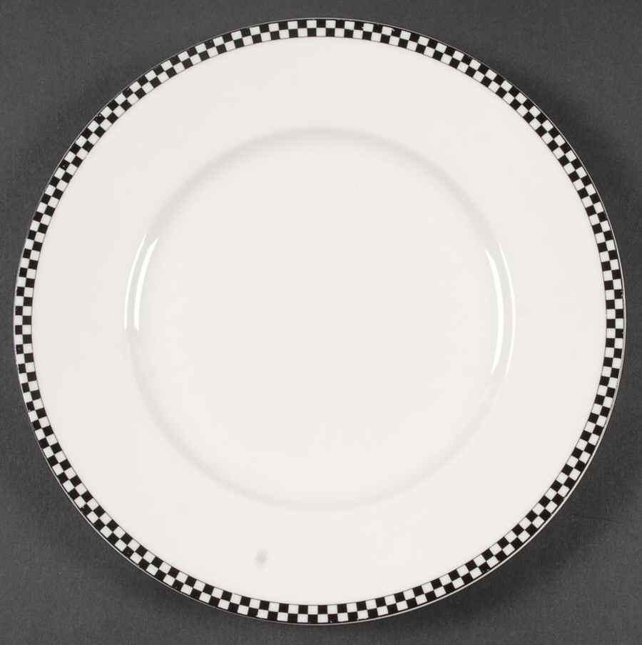 Vassar Black Salad Plate by Mikasa-1