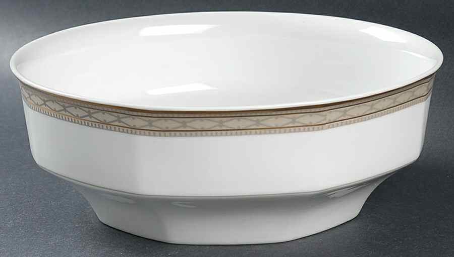 Tudor Row 8" Round Vegetable Bowl by Mikasa-1