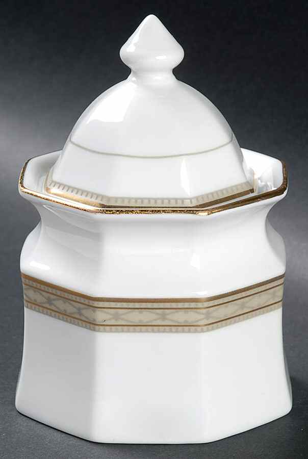 Tudor Row Sugar Bowl & Lid by Mikasa-1