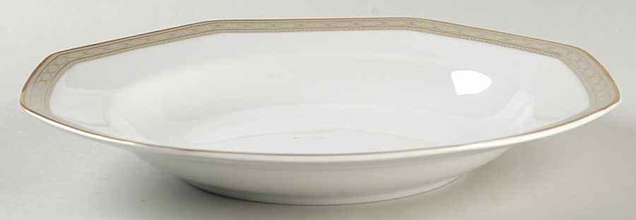 Tudor Row Large Rim Soup Bowl by Mikasa-1