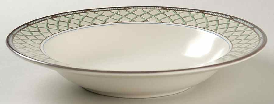 Garden Trellis Large Rim Soup Bowl by Mikasa-1