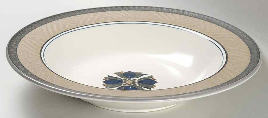 Center Court Large Rim Soup Bowl by Mikasa-1