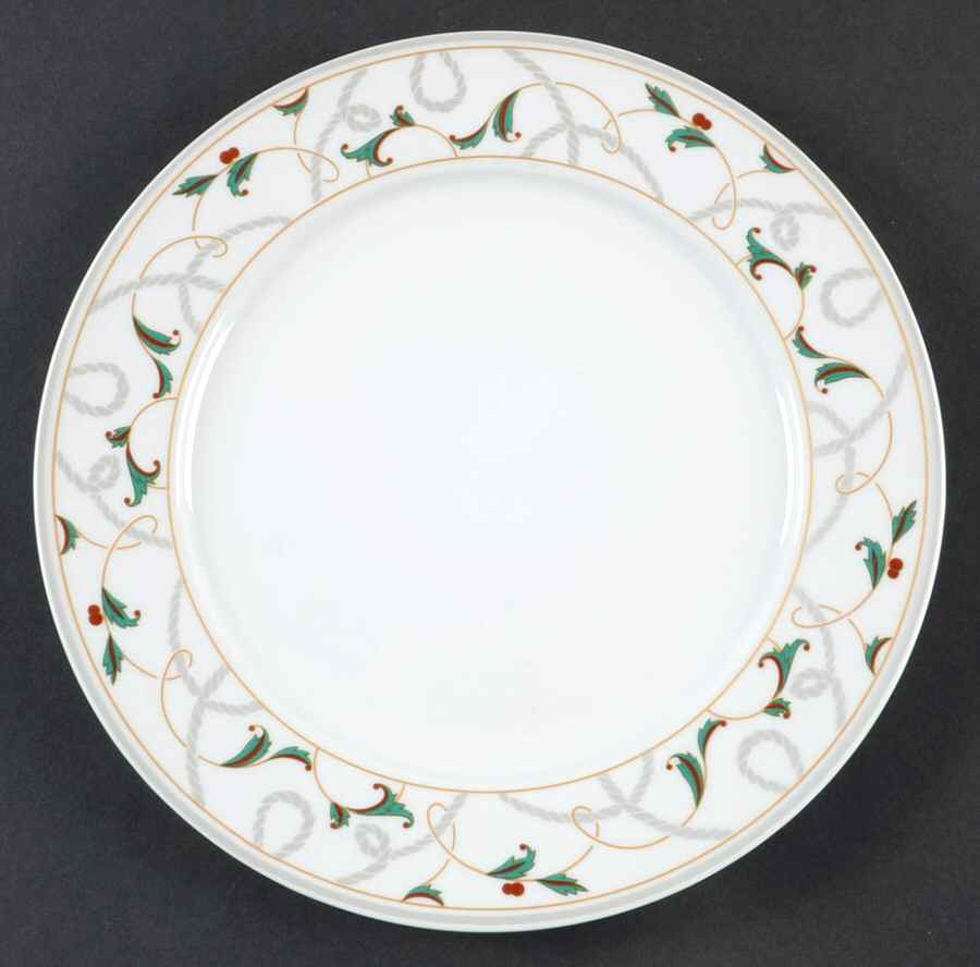 Vintage Holly Salad Plate by Montgomery Ward-1
