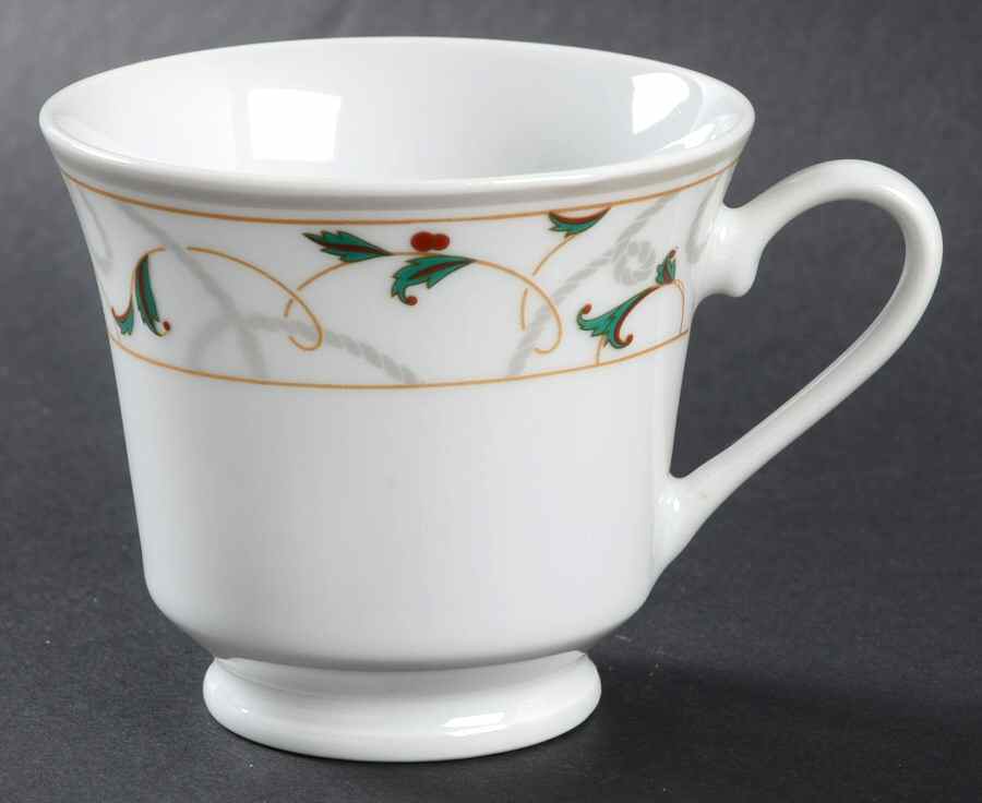 Vintage Holly Footed Cup by Montgomery Ward-1