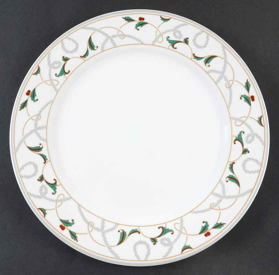 Vintage Holly Dinner Plate by Montgomery Ward-1