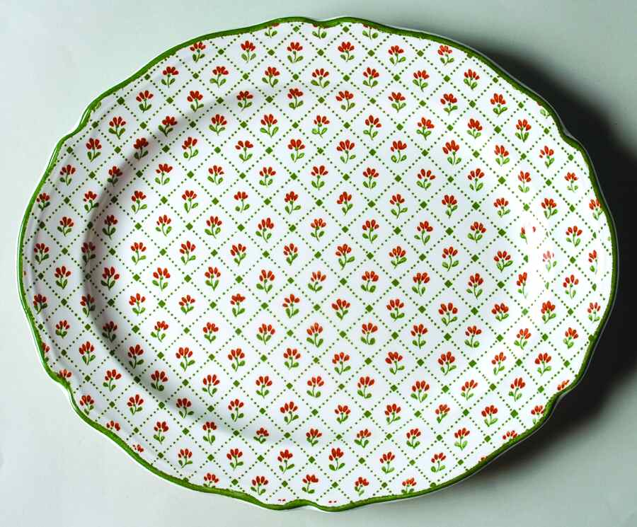 Montpellier 11" Oval Serving Platter by J & G Meakin-1