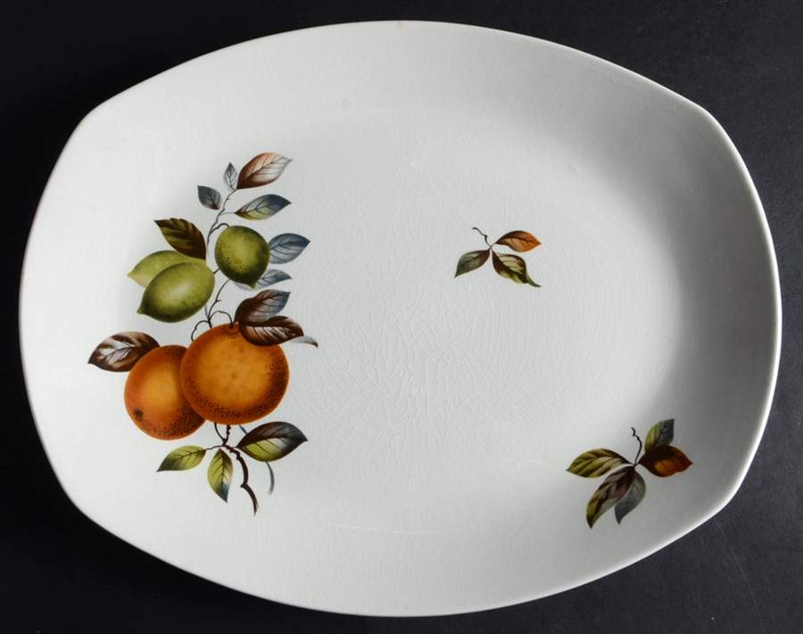 Oranges and Lemons 12" Oval Serving Platter by W R Midwinter Ltd-1
