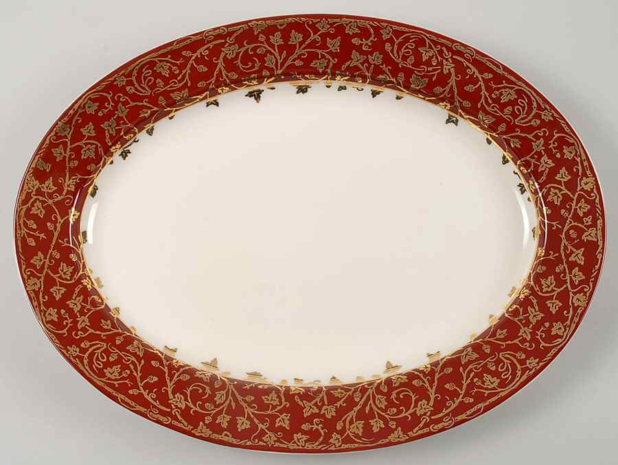 Victorian Vine 16" Oval Serving Platter by MPD-1