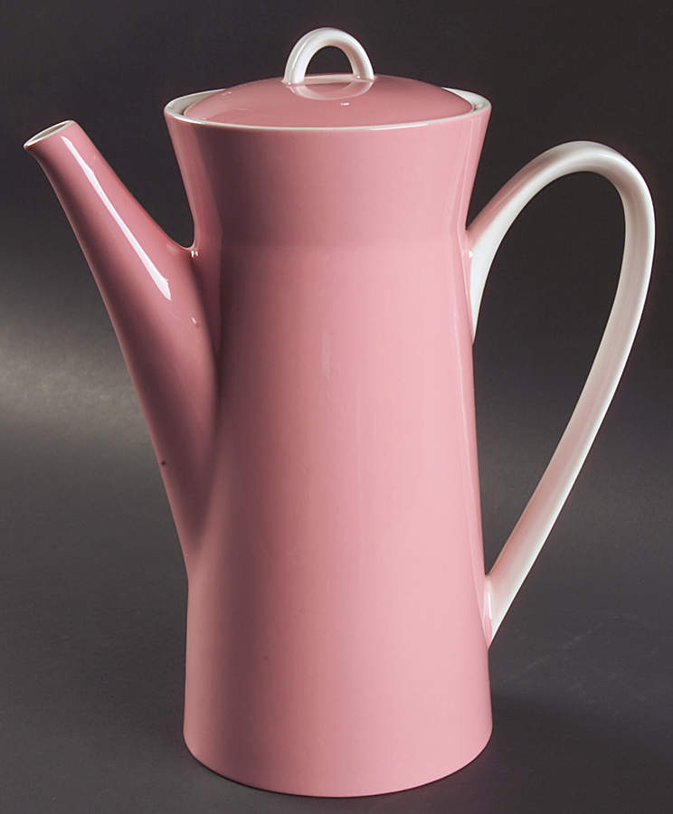 Duplex Pink Coffee Pot & Lid by Mikasa-1