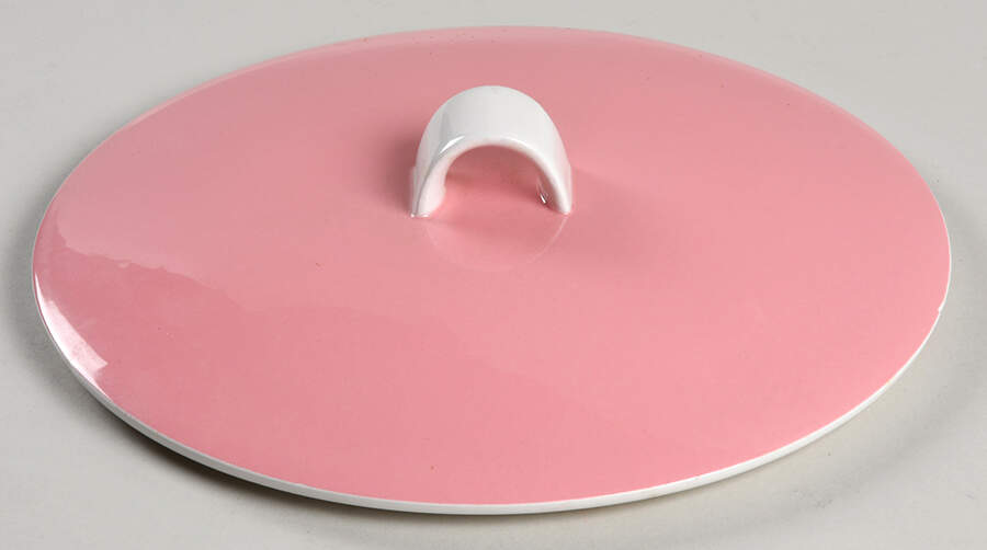 Duplex Pink Lid for Round Vegetable by Mikasa-1