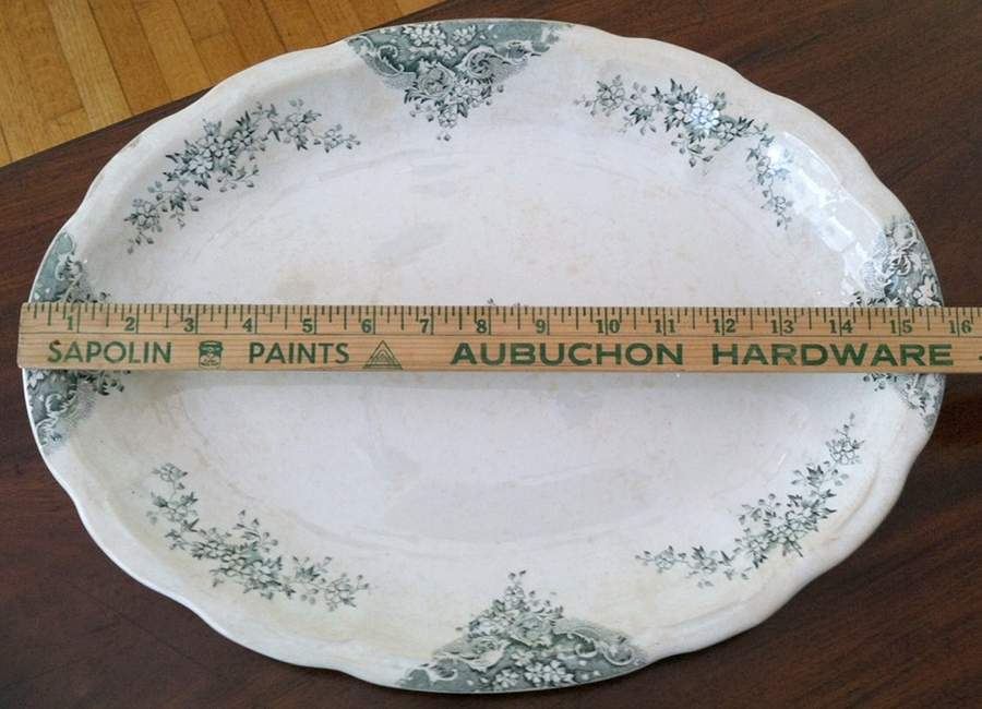 Doris 16" Oval Serving Platter by Mayer (American)-1