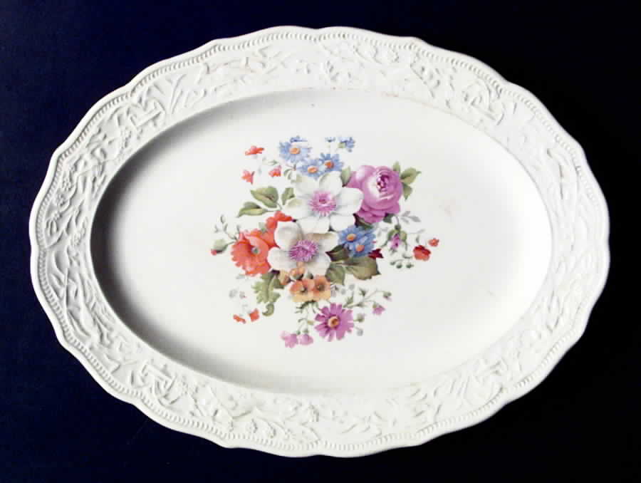 MTC45 12" Oval Serving Platter by Mount Clemens-1