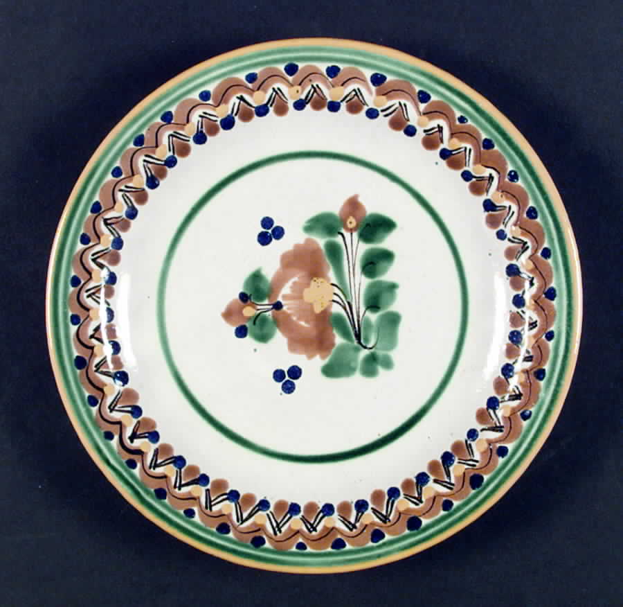 Puebla Luncheon Plate by Mexico China-1