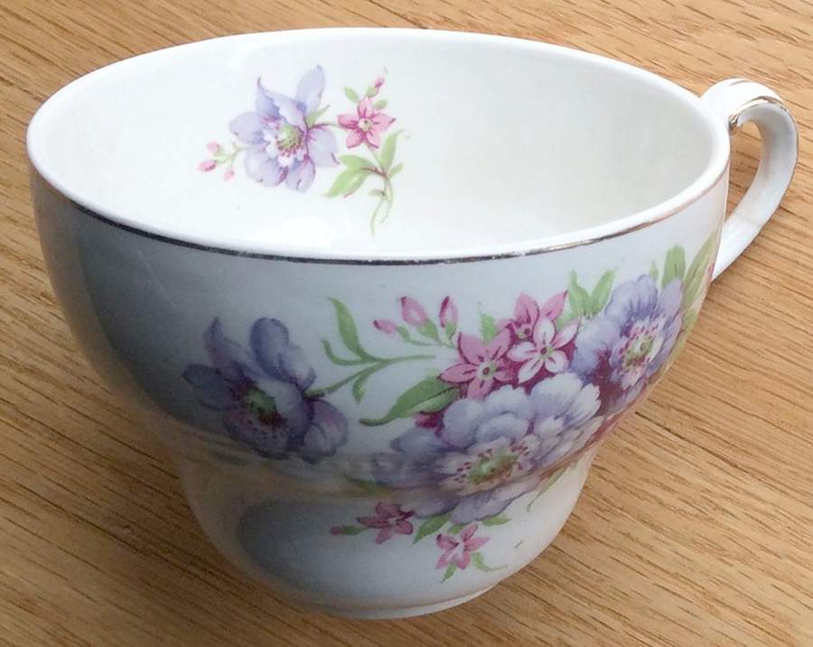 Bridal Bouquet Flat Cup by J & G Meakin-1