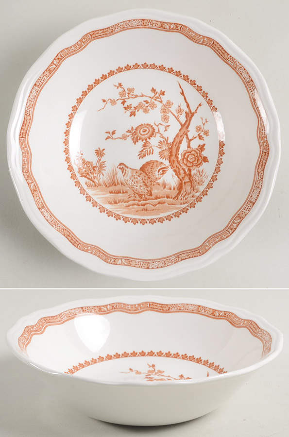 Quail Brown Coupe Cereal Bowl by Mason's-1