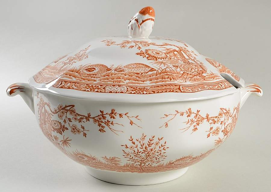 Quail Brown Tureen &  Lid by Mason's-1