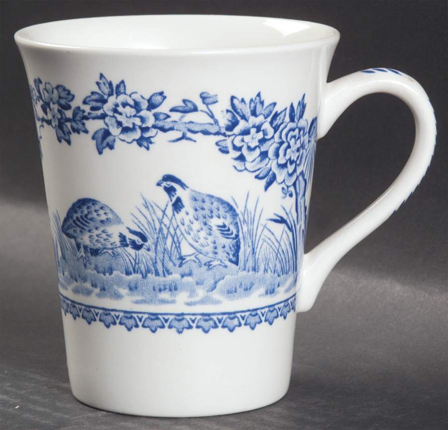 Quail Blue Mug by Mason's-1
