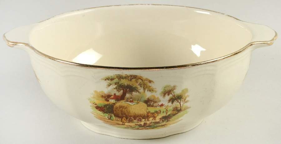 MEA64 9" Round Vegetable Bowl by Alfred Meakin-1