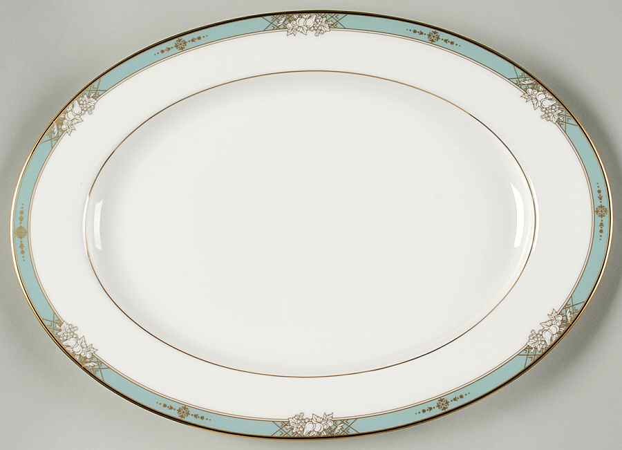 Tendresse 15" Oval Serving Platter by Mikasa-1