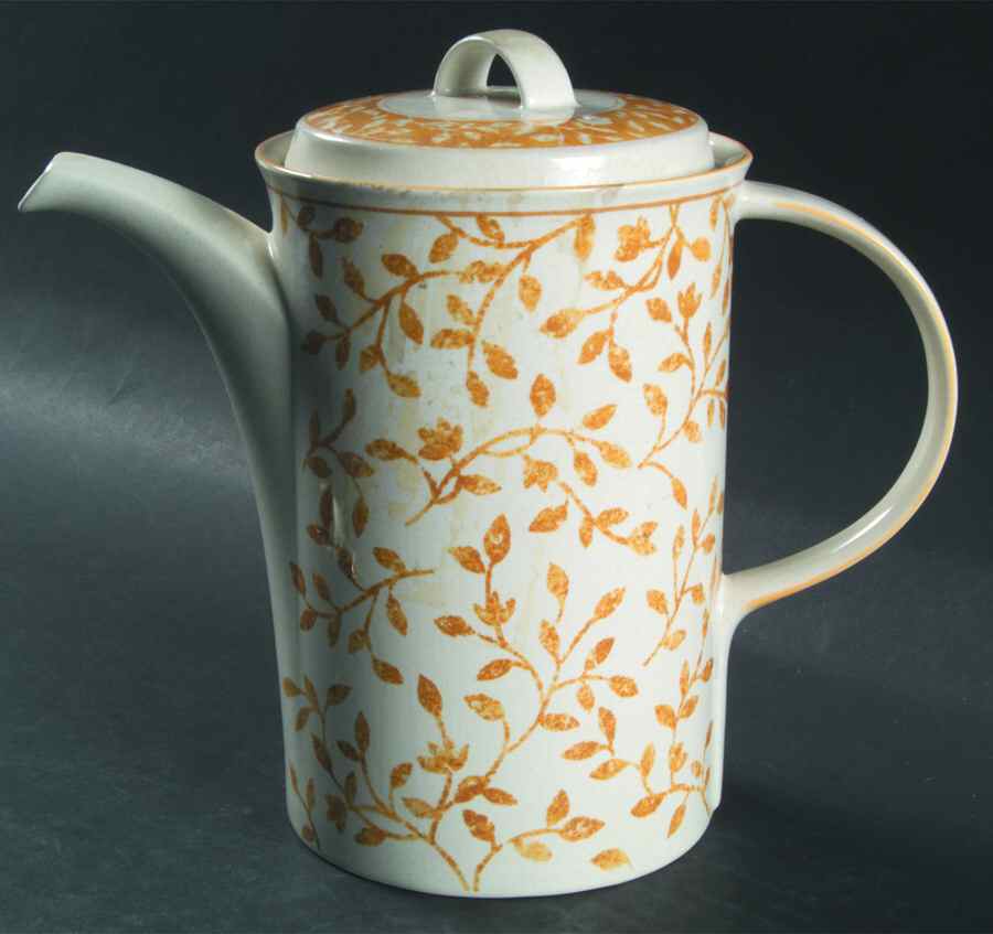 Ardsley Yellow Coffee Pot & Lid by Mikasa-1