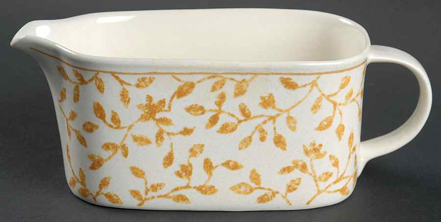Ardsley Yellow Gravy Boat by Mikasa-1