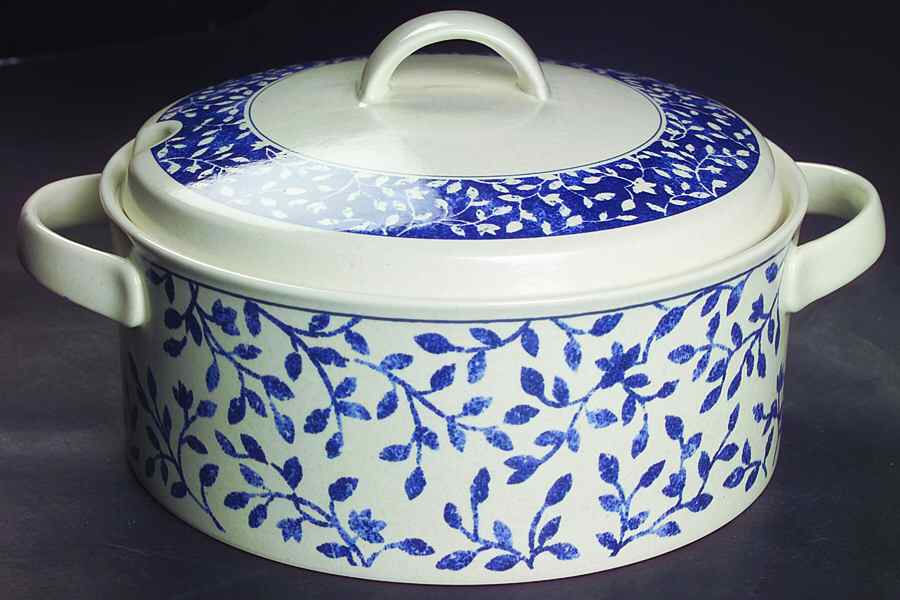 Ardsley Blue Tureen &  Lid by Mikasa-1