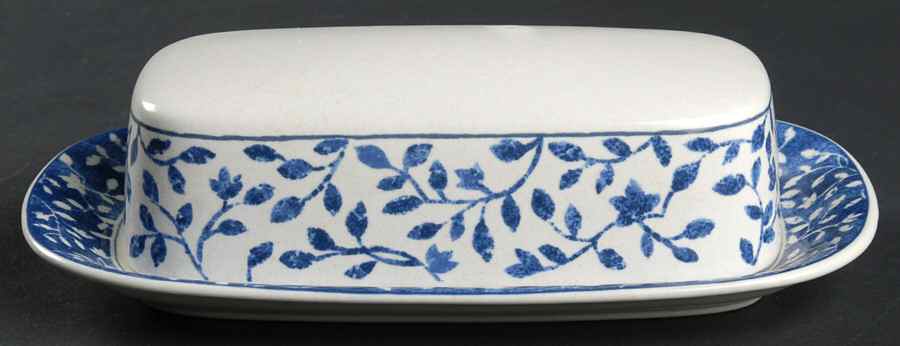 Ardsley Blue 1/4 Lb Covered Butter by Mikasa-1