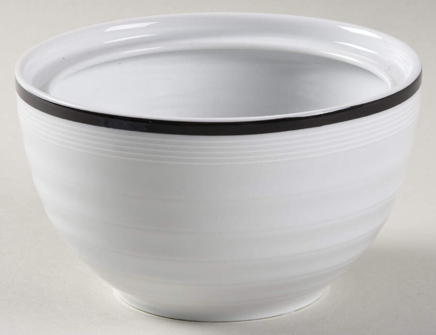 Ebony Circle Sugar Bowl No Lid by Mikasa-1