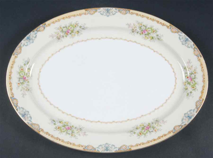 Diana 16" Oval Serving Platter by Meito-1