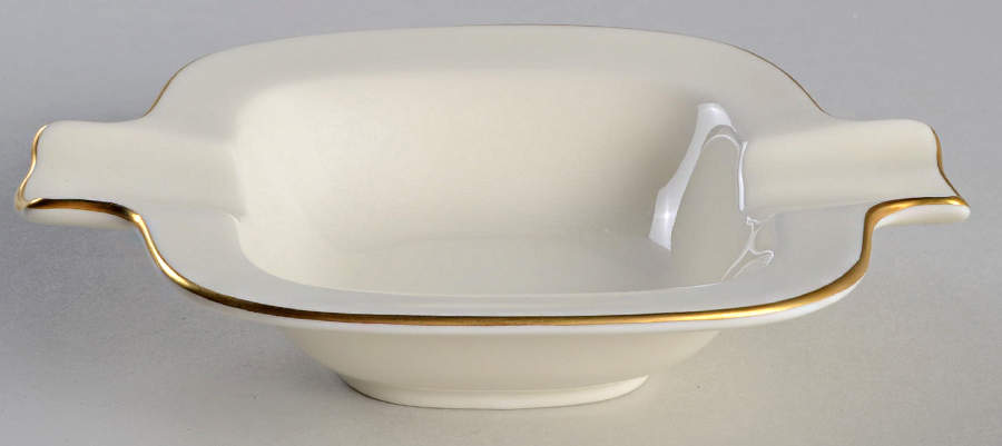 24 Karat (Bone) 5" Square Ashtray by Mikasa-1