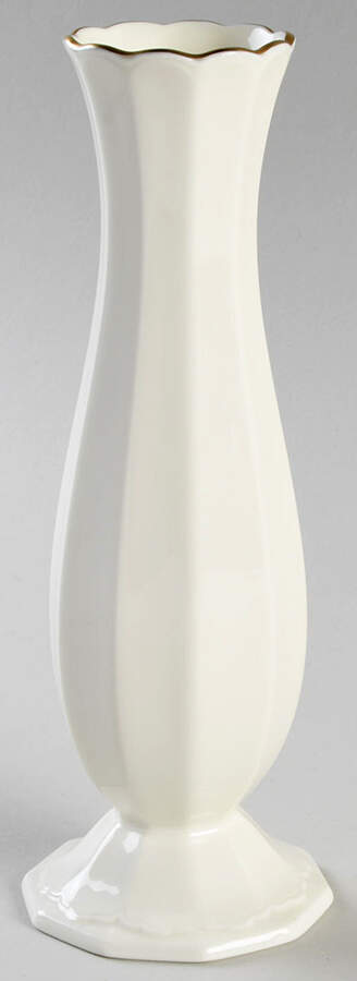 24 Karat (Bone) 7" Bud Vase by Mikasa-1