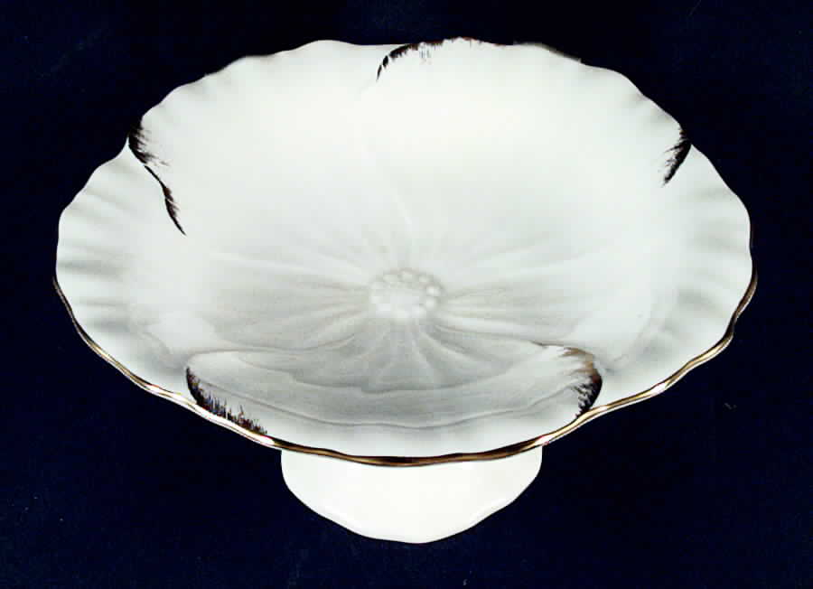 24 Karat (Bone) Compote by Mikasa-1