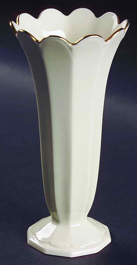 24 Karat (Bone) 6" Vase by Mikasa-1
