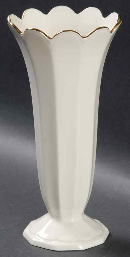 24 Karat (Bone) 9" Vase by Mikasa-1