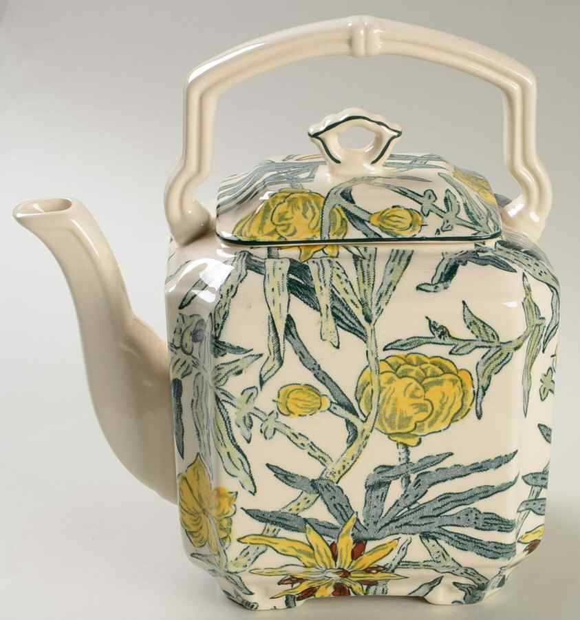 Yellow Flowers Kettle & Lid by Tiffany-1