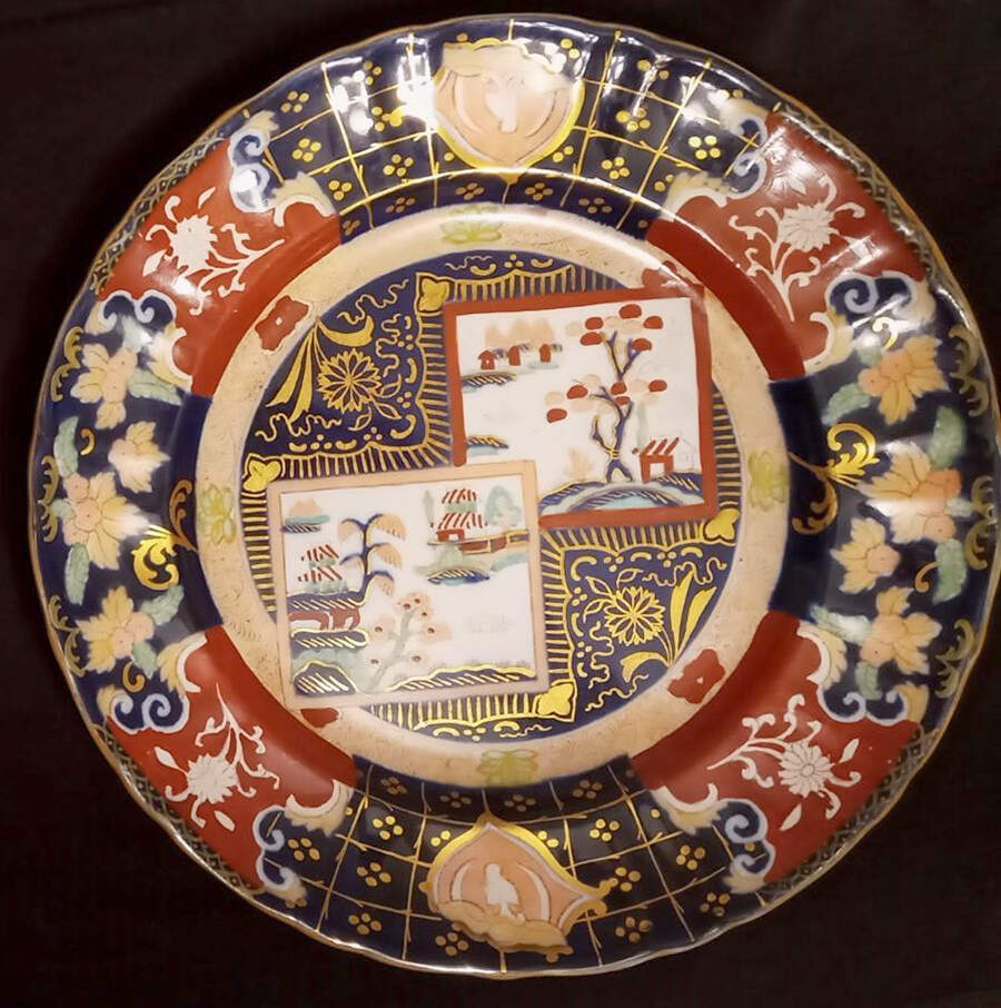 Double Landscape Luncheon Plate by Mason's-1