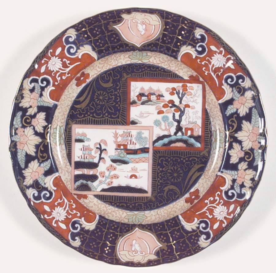 Double Landscape Dinner Plate by Mason's-1