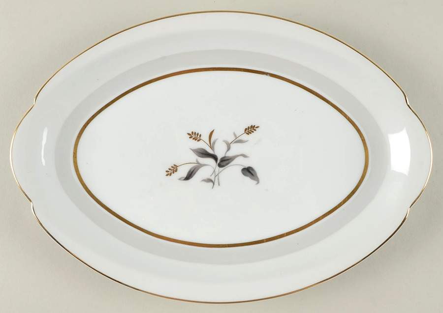 Etiquette 12" Oval Serving Platter by Meito-1