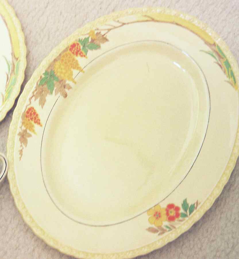 Jordan 12" Oval Serving Platter by Myott Staffordshire-1