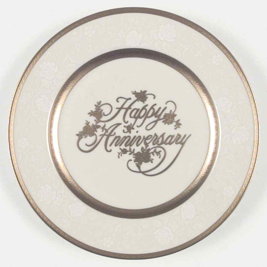 Happy Anniversary Salad Plate by Mikasa-1