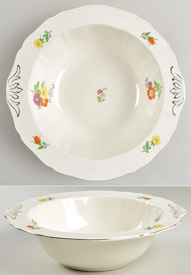 Freda 9" Round Vegetable Bowl by Alfred Meakin-1