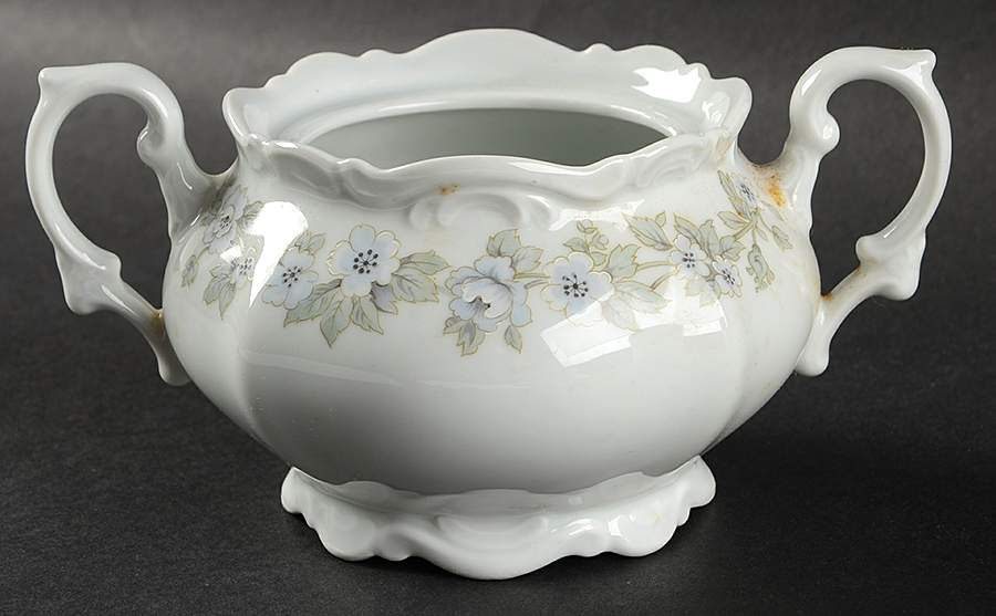 Bridal Veil Sugar Bowl No Lid by Mitterteich-1