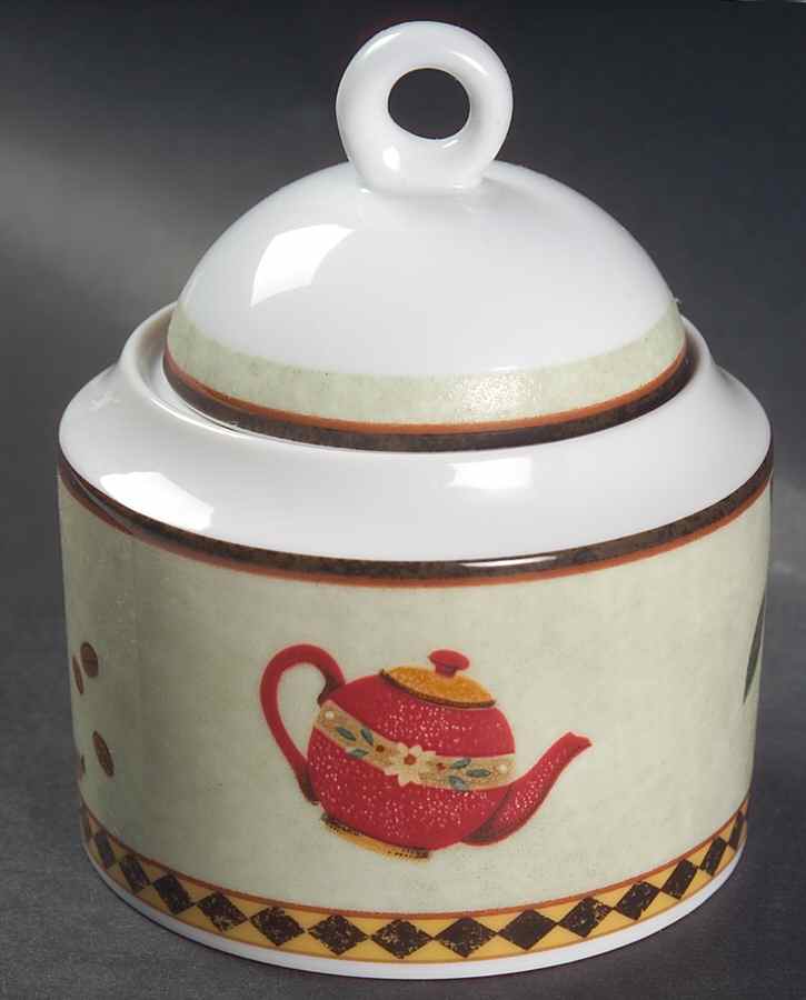 Village Cafe Sugar Bowl & Lid by Mikasa-1