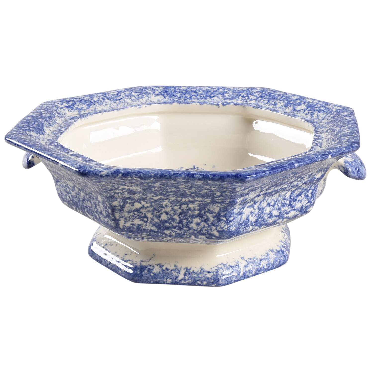 Molly's Cows Blue Tureen No Lid by Molly Dallas-1