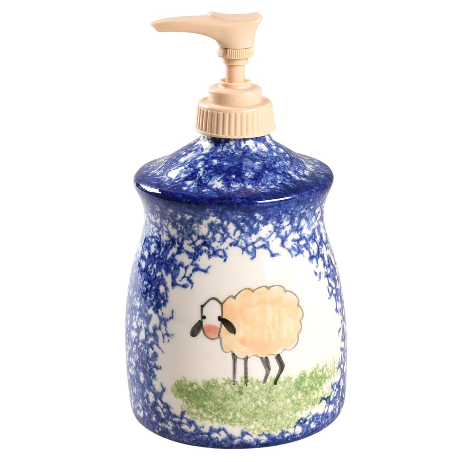 Molly's Cows Blue Lotion/Soap Dispenser by Molly Dallas-1