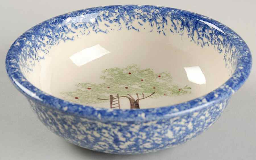 Molly's Cows Blue Coupe Soup Bowl by Molly Dallas-1